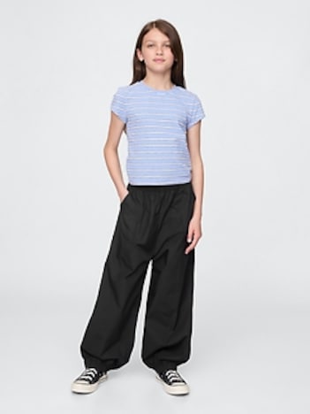 Kids Poplin Baggy Joggers