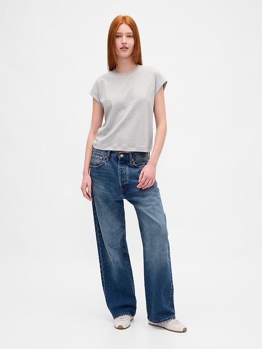 Image number 2 showing, Relaxed Crop T-Shirt