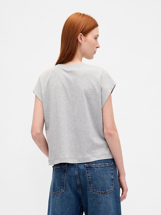 Image number 3 showing, Relaxed Crop T-Shirt