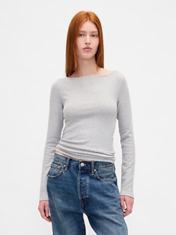 Modern Boatneck T-Shirt