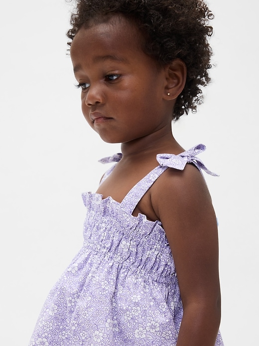 Image number 3 showing, Baby & Toddler Smocked Bow-Strap Dress