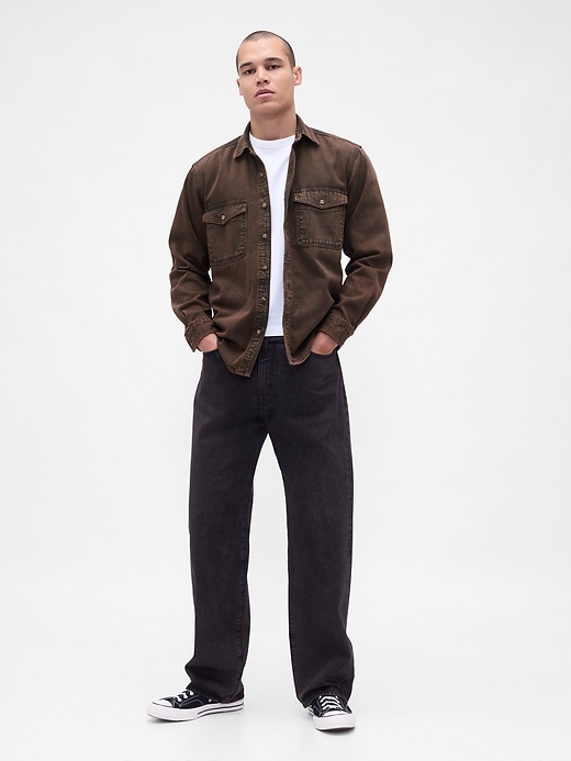 Image number 2 showing, Denim Relaxed Shirt