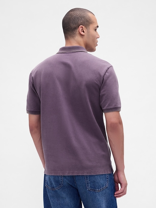 Image number 3 showing, Relaxed Pique Polo Shirt