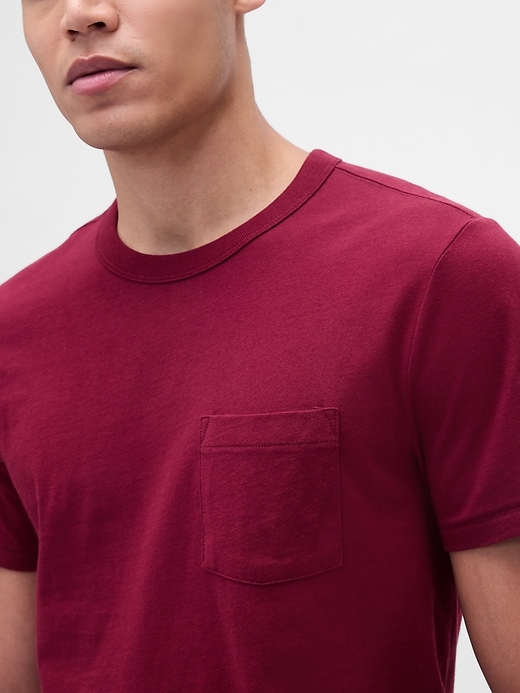 Image number 4 showing, Organic Cotton Pocket T-Shirt