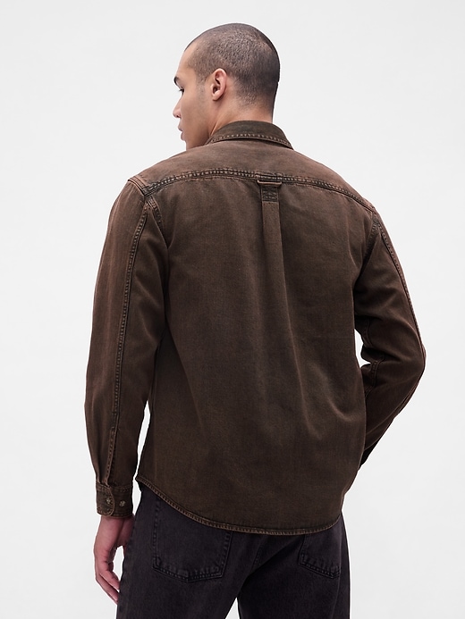Image number 3 showing, Denim Relaxed Shirt