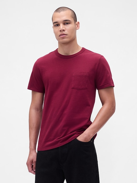 Image number 1 showing, Organic Cotton Pocket T-Shirt
