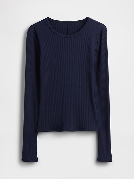 Image number 4 showing, Modern Rib Crop T-Shirt