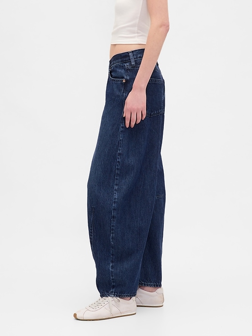 High Rise Knit Horseshoe Jeans