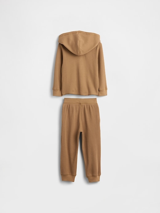 Image number 3 showing, Baby & Toddler Waffle Outfit Set