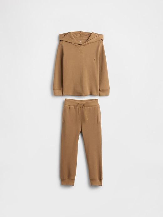 Image number 2 showing, Baby & Toddler Waffle Outfit Set