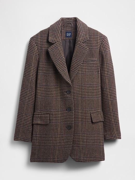 Image number 5 showing, Relaxed Houndstooth Blazer