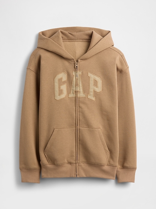 Image number 2 showing, Kids VintageSoft Logo Zip Hoodie