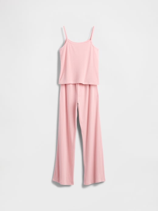 Image number 2 showing, Kids Recycled Pointelle Tank PJ Set