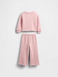 Baby & Toddler VintageSoft Scalloped Sweat Set
