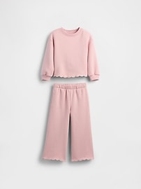Baby & Toddler VintageSoft Scalloped Sweat Set