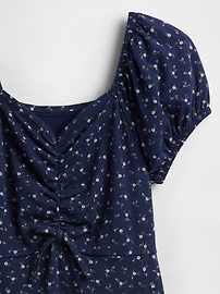 Kids Ruched Rib Dress
