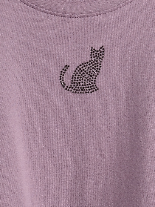 Image number 4 showing, Kids Graphic Peplum T-Shirt
