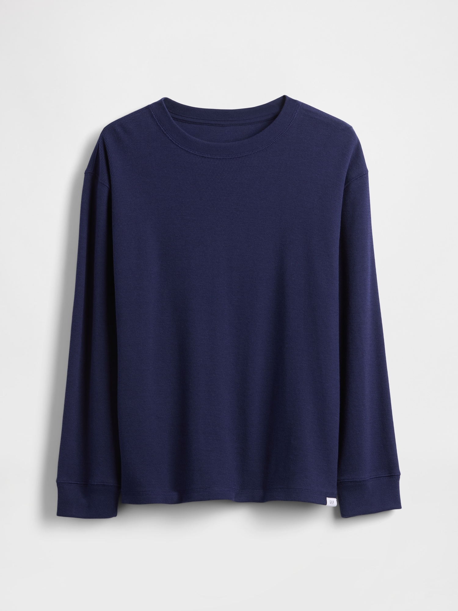 Kids Waffle T-Shirt - New Navy
