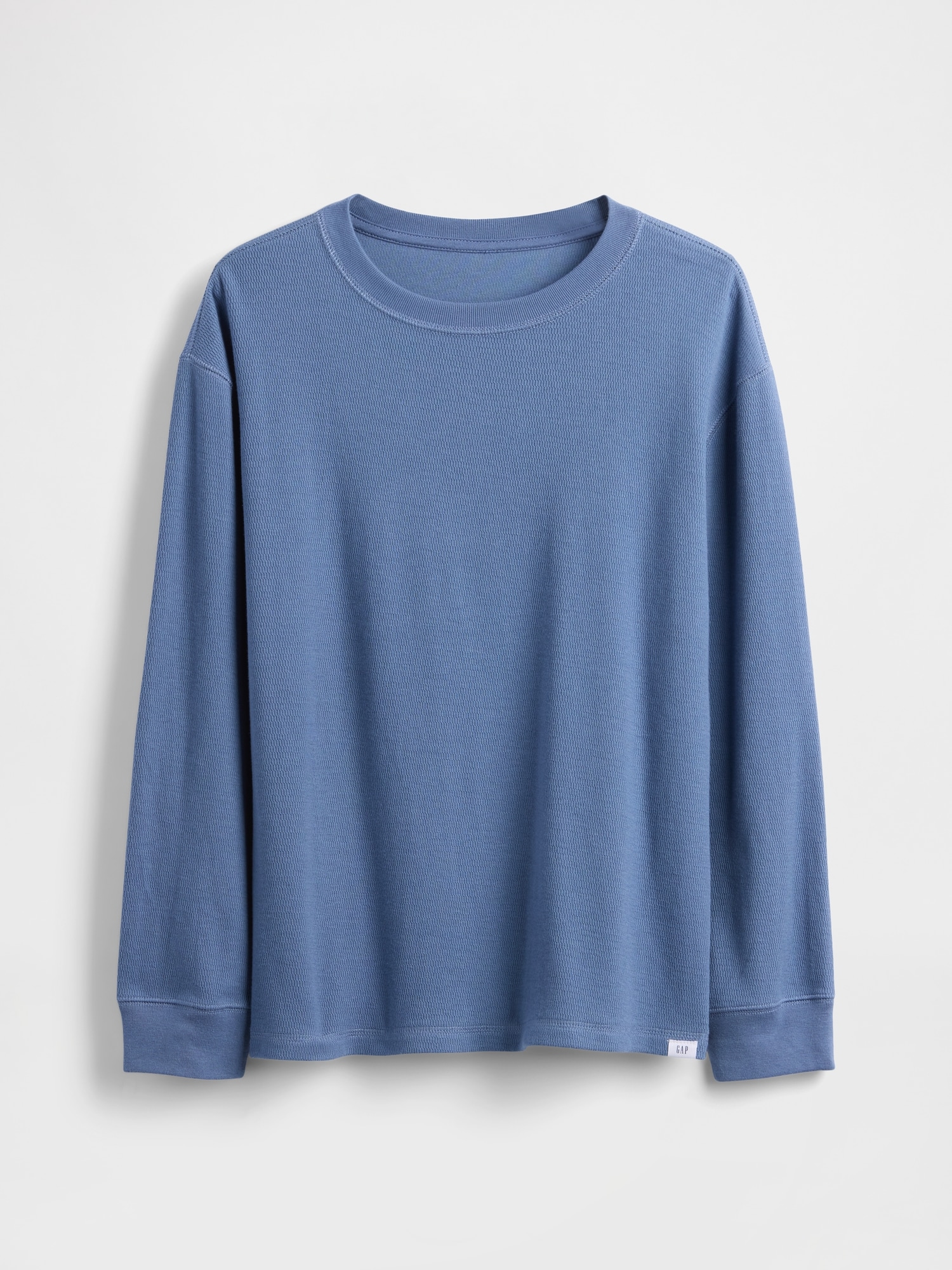 Kids Waffle T-Shirt - Bainbridge Blue