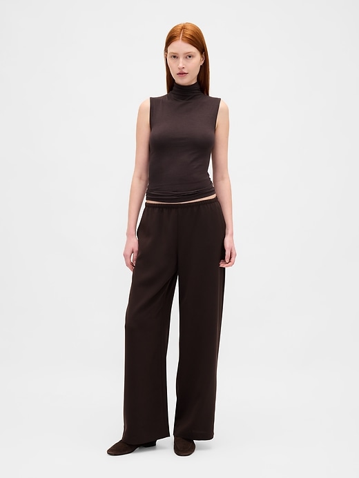 Image number 1 showing, Easy Wide-Leg Pants