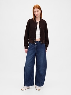 High Rise UltraSoft Crossover Horseshoe Jeans