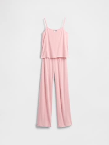Kids Recycled Pointelle Tank PJ Set