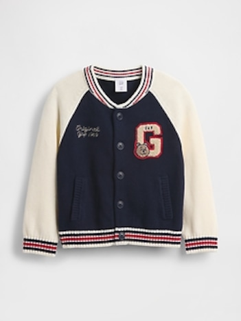 Baby & Toddler Varsity Logo Sweater Jacket