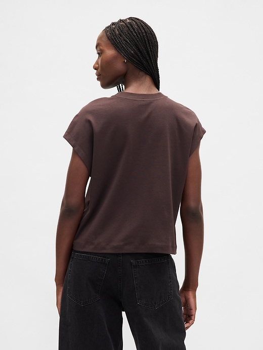 Image number 3 showing, Relaxed Crop T-Shirt