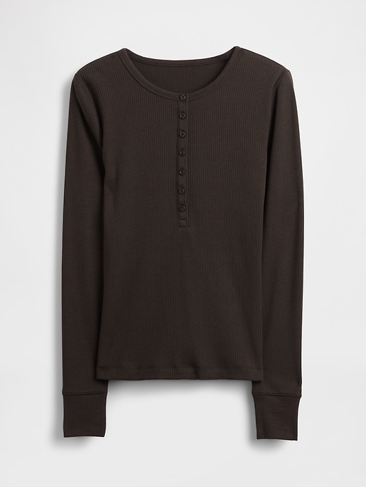 Image number 4 showing, Modern Rib Henley T-Shirt