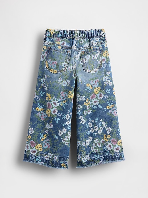 Image number 3 showing, Baby & Toddler Pull-On Baggy Wide-Leg Jeans