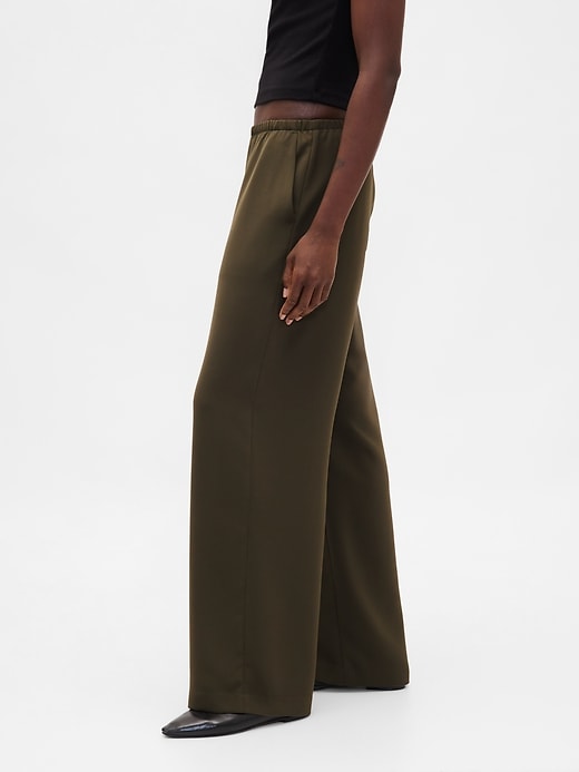 Image number 3 showing, Easy Wide-Leg Pants