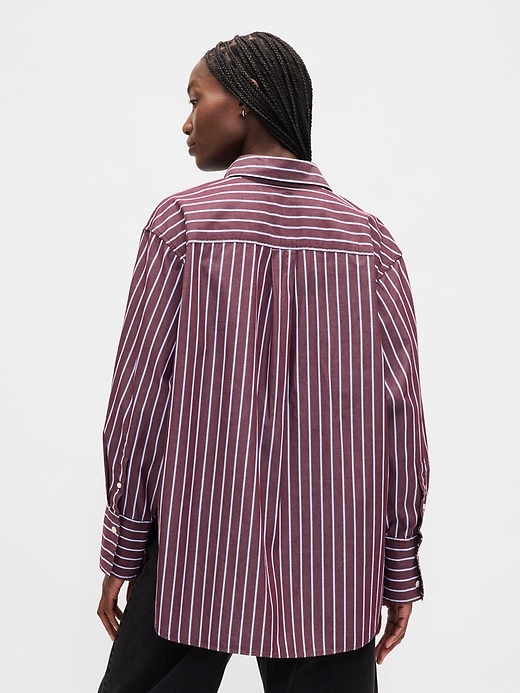 Image number 3 showing, Organic Cotton Poplin Big Shirt