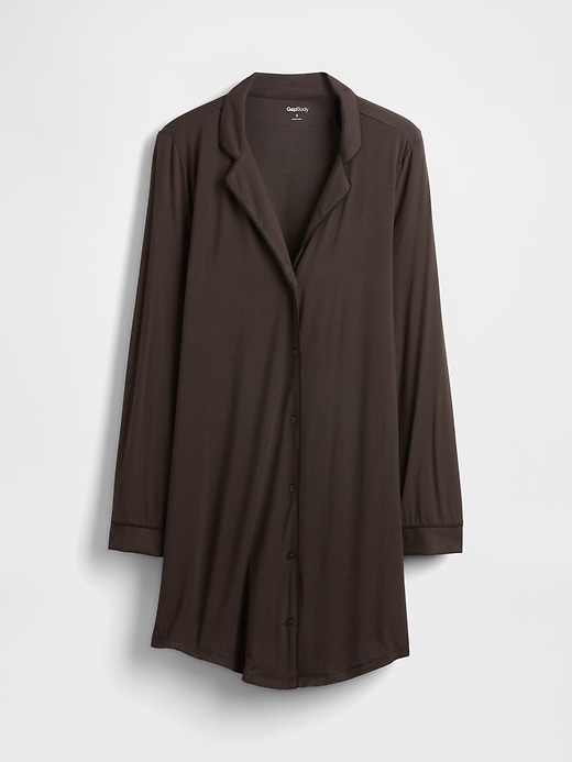 Image number 4 showing, Softest Modal PJ Shirtdress