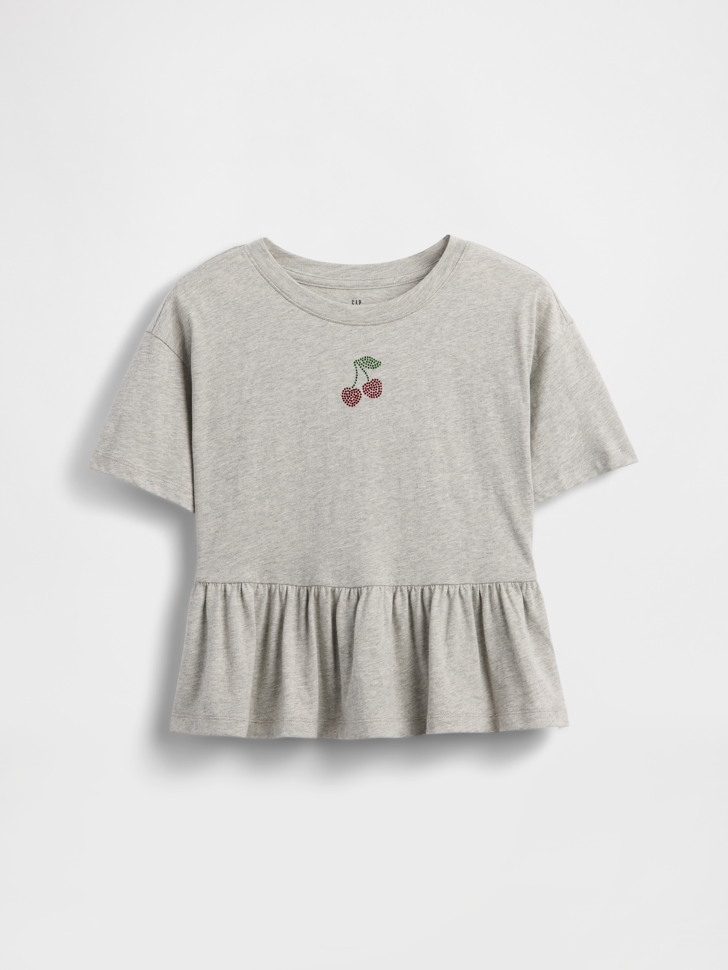 Kids Graphic Peplum T-Shirt
