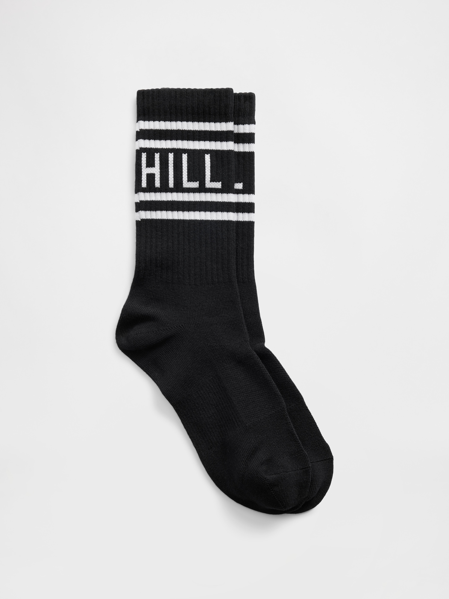 Hill City Crew Socks - True Black
