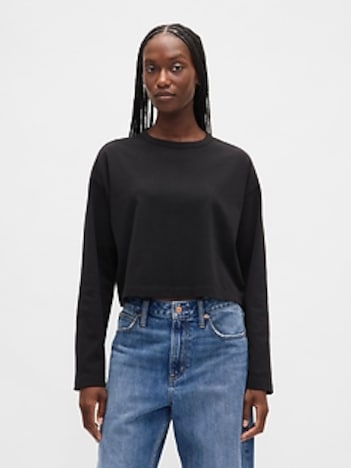 Organic Cotton VintageSoft Heavyweight Crop T-Shirt