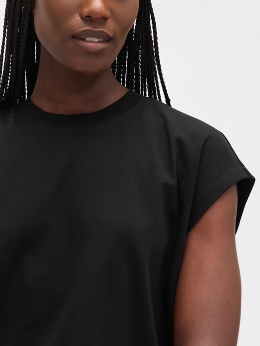 Image number 4 showing, Relaxed Crop T-Shirt