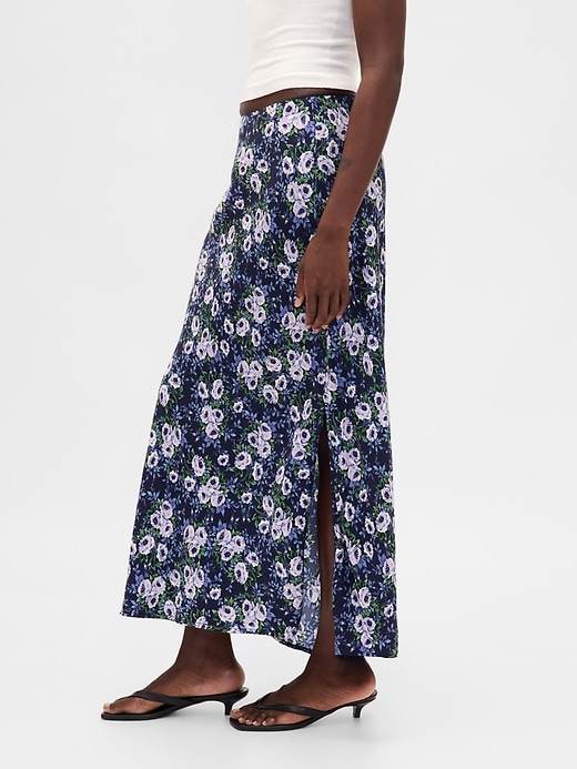 Image number 3 showing, Maxi Slip Skirt
