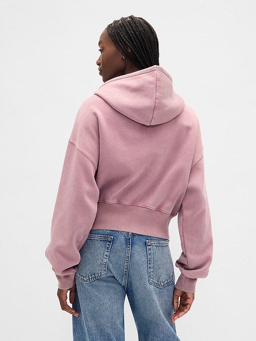 Image number 3 showing, VintageSoft Full-Zip Wedge Hoodie