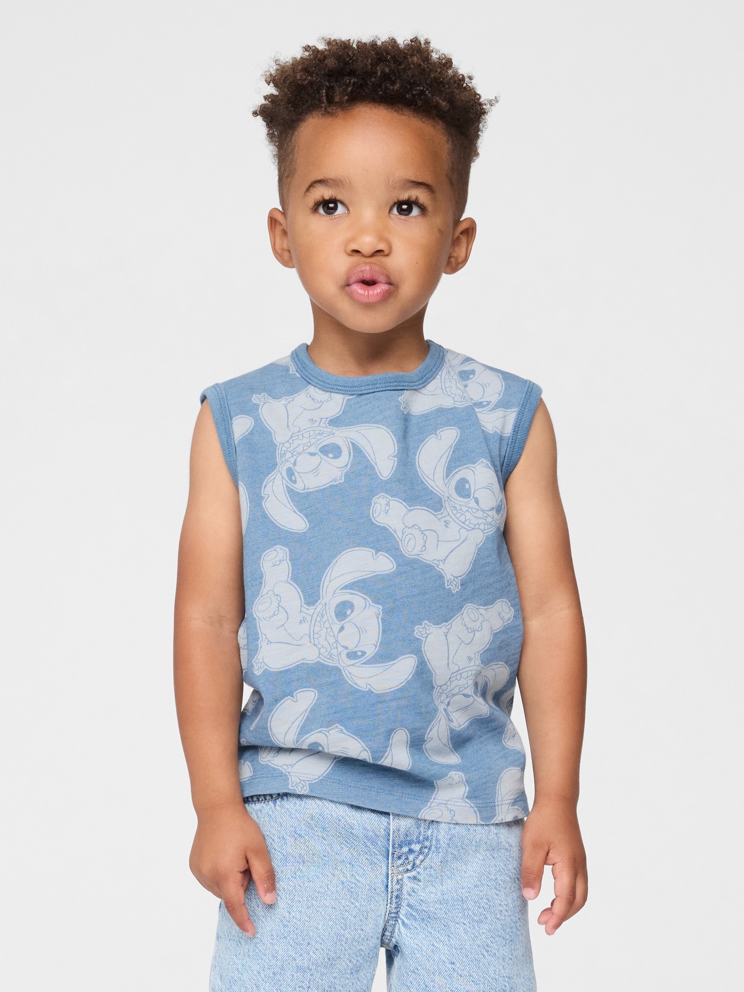 Детские топы Gap Lilo & Stitch Baby & Toddler Graphic Tank Top — фото 3
