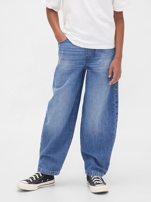 Image number 3 showing, Kids Easy Baggy Barrel Jeans