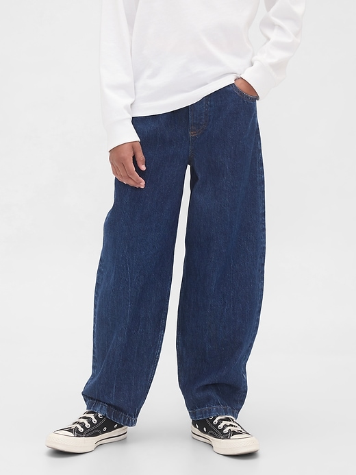Image number 3 showing, Kids Easy Baggy Barrel Jeans
