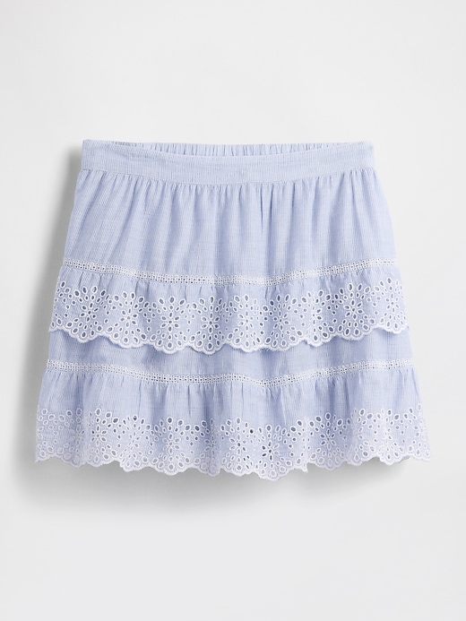 Image number 5 showing, Eyelet Ruffle Mini Skort