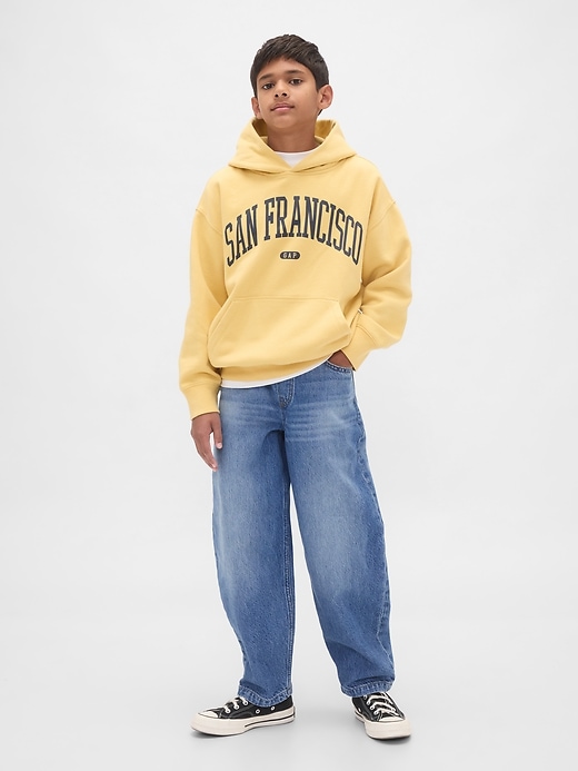 Image number 1 showing, Kids Easy Baggy Barrel Jeans
