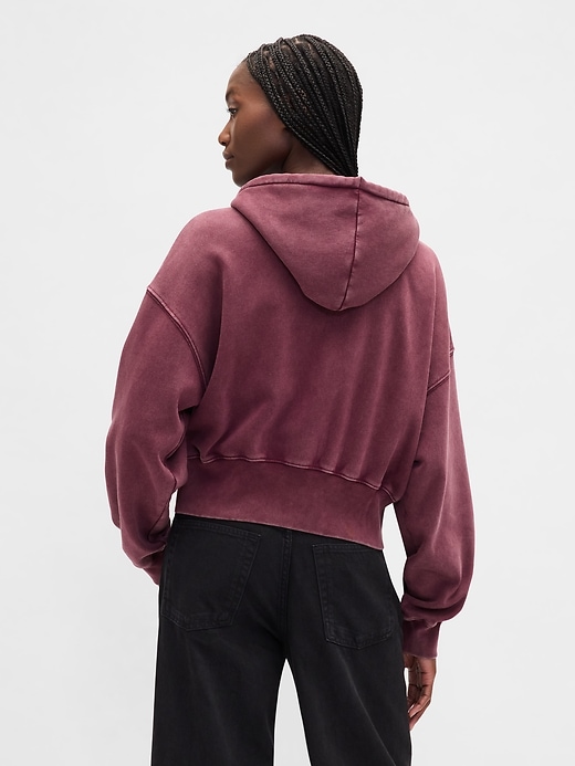 Image number 3 showing, VintageSoft Full-Zip Wedge Hoodie