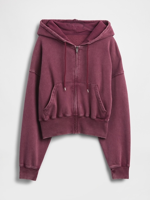 Image number 5 showing, VintageSoft Full-Zip Wedge Hoodie