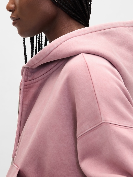 Image number 4 showing, VintageSoft Full-Zip Wedge Hoodie