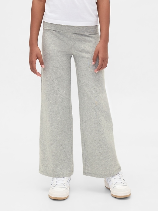 Image number 3 showing, Kids Wide-Leg Foldover Leggings