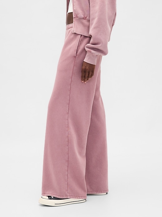 Image number 3 showing, VintageSoft Baggy Wide-Leg Sweatpants