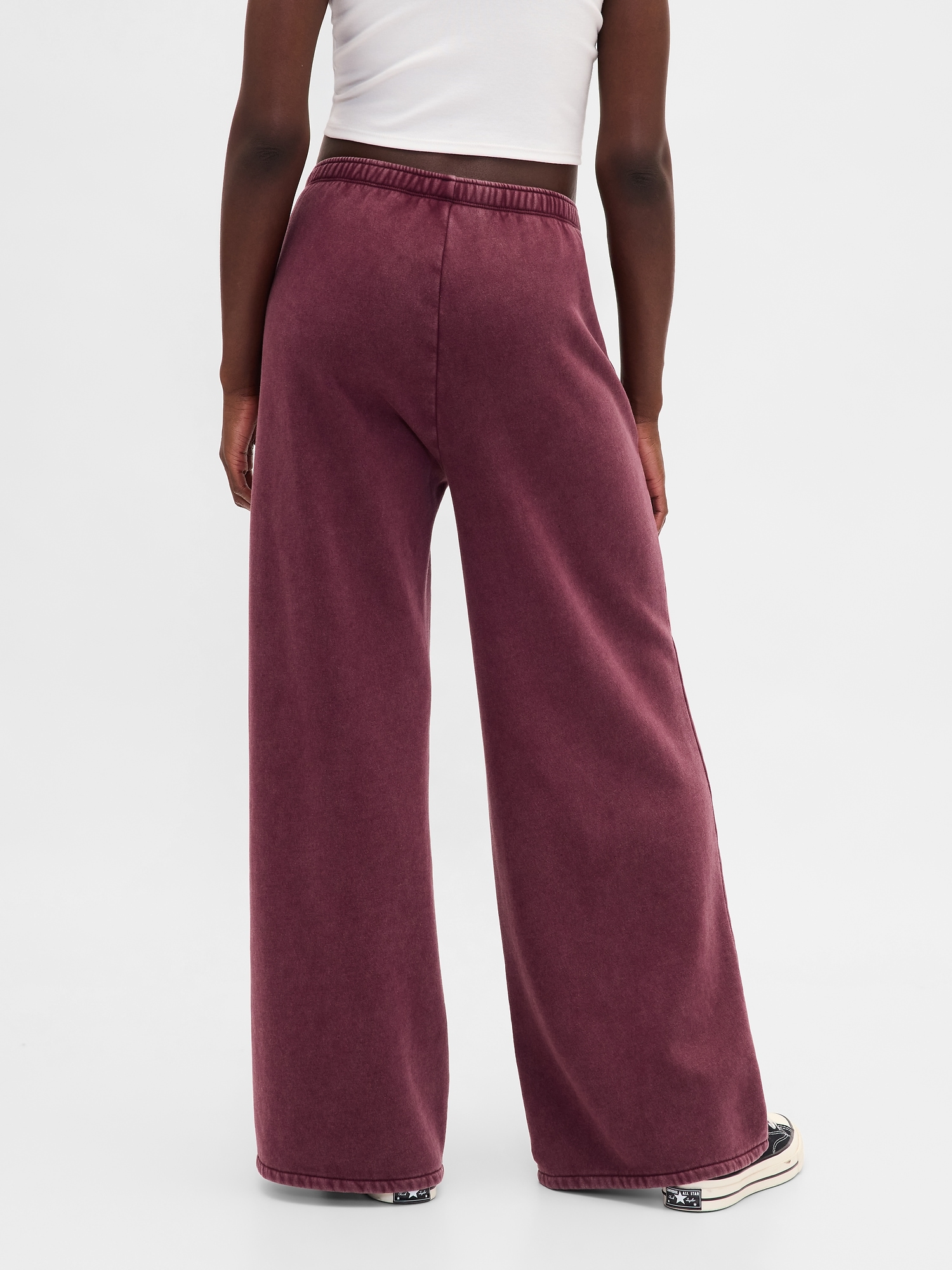 VintageSoft Baggy Wide-Leg Sweatpants